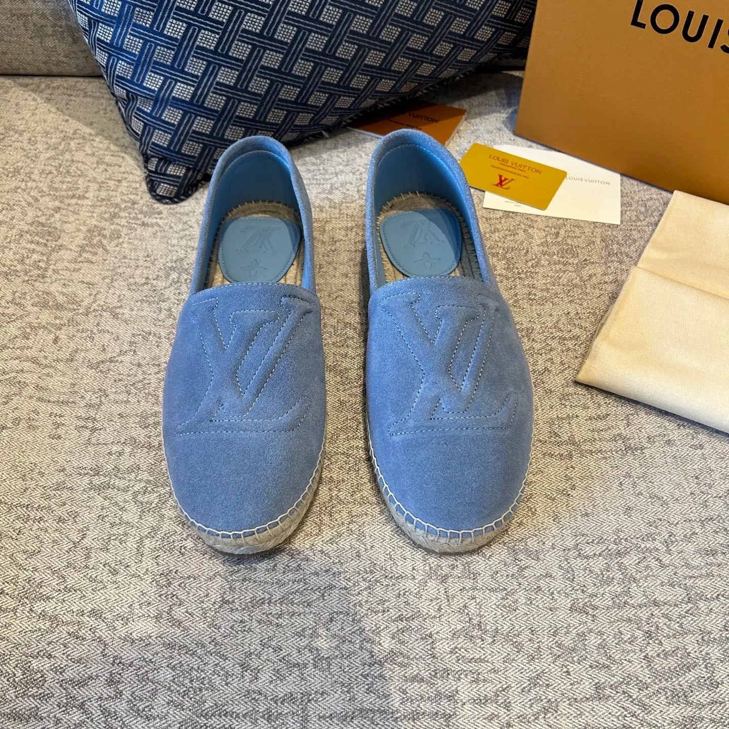 [L Family] Top P: 720💰-Size: 39-44 (customized at 38.45.46) L Family Freesstyle Men's Fisherman Shoes. 2026 Overseas🎆🎆[Spring and Summer New Style: Lv Fisherman Shoes] Material: calf suede, cowhide𥚃, rubber injection process, hemp rope with rubber outsole.